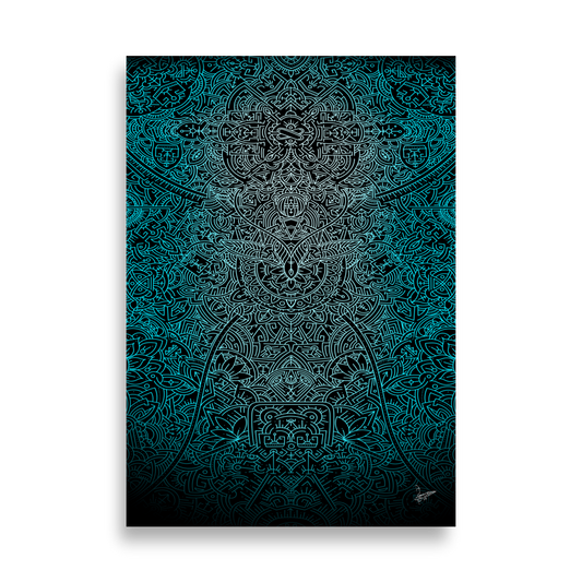Fractal and Lines - Poster/Print