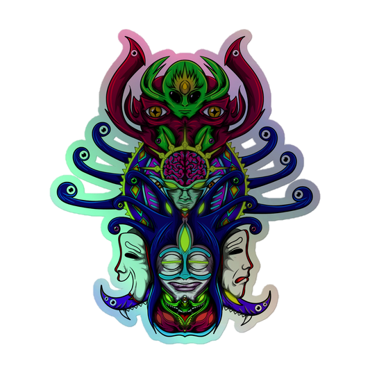 DMT Jesters - Holographic stickers