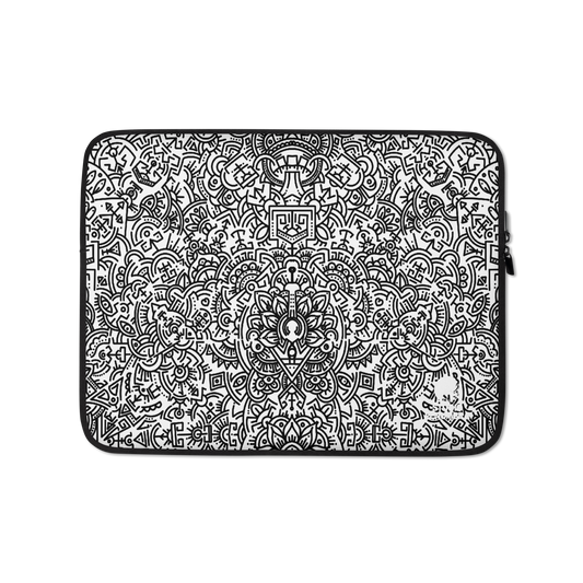 Fractal and Lines - Laptop Sleeve I